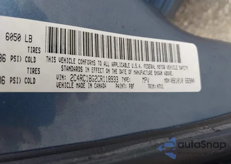 2012 Chrysler Town & Country Touring from USA, damaged, VIN 2C4RC1BG2CR118933